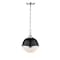 Z-Lite Peyton 2 Light Mini Pendant, Matte Black & Opal Etched 619MP-MB-CH - alternate 2